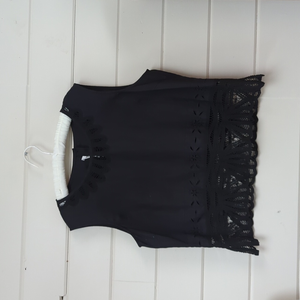 Linen crop top, size 14